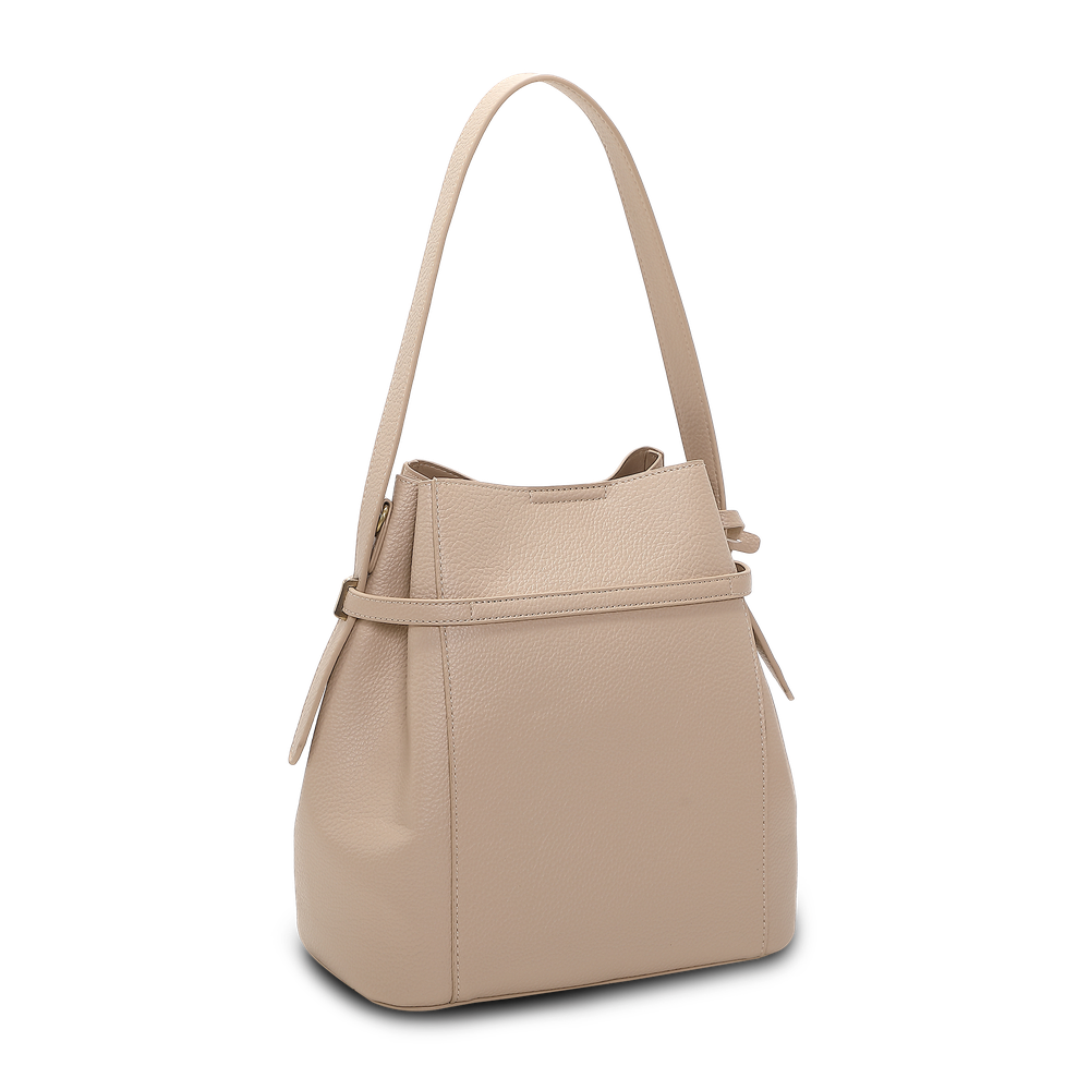 Axelväska i hinkmodell