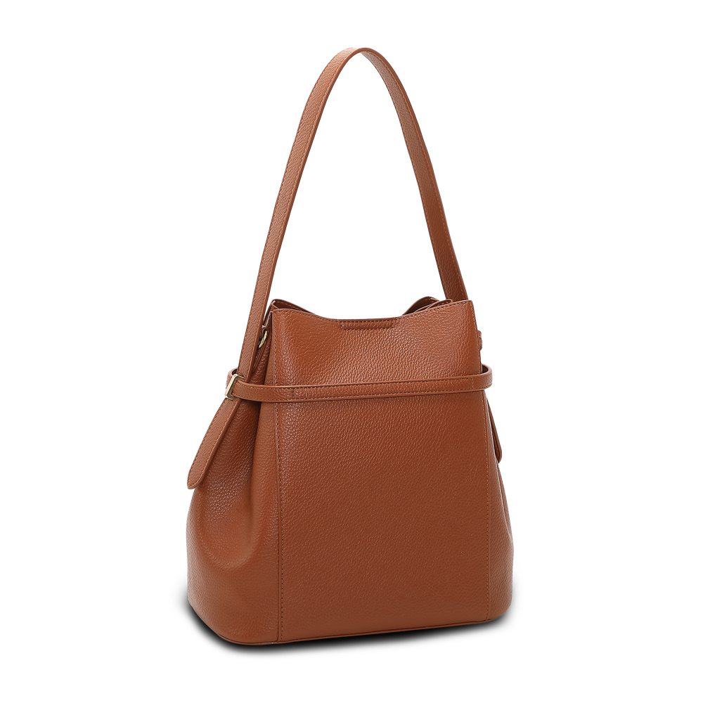 Axelväska i hinkmodell