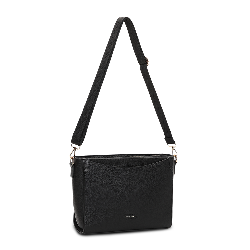 Axelväska i crossovermodell