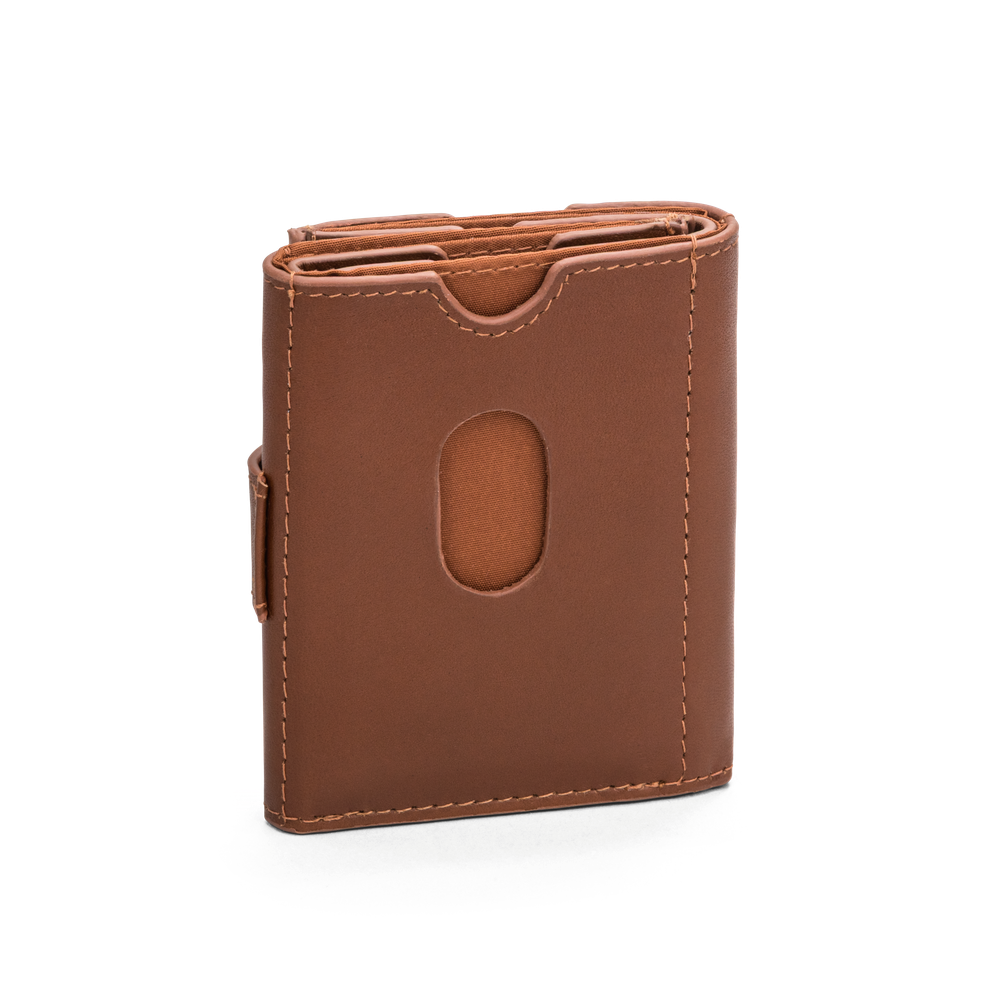 Korthållare i skinn