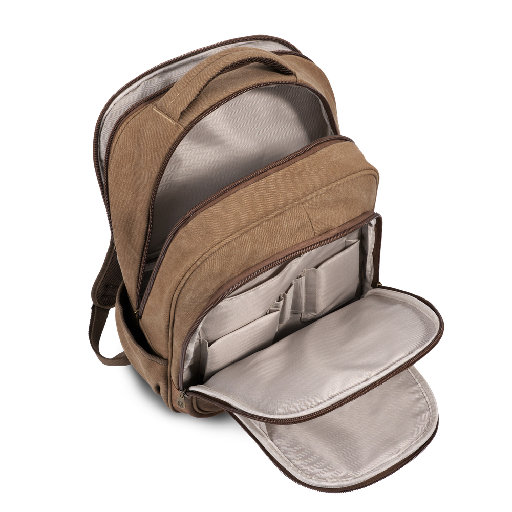 Ryggsäck med vadderat fack upp till 17" dator och surfplatta