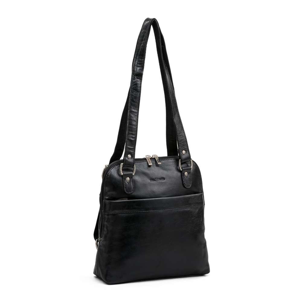 Ryggsäck/Axelremsväska i skinn