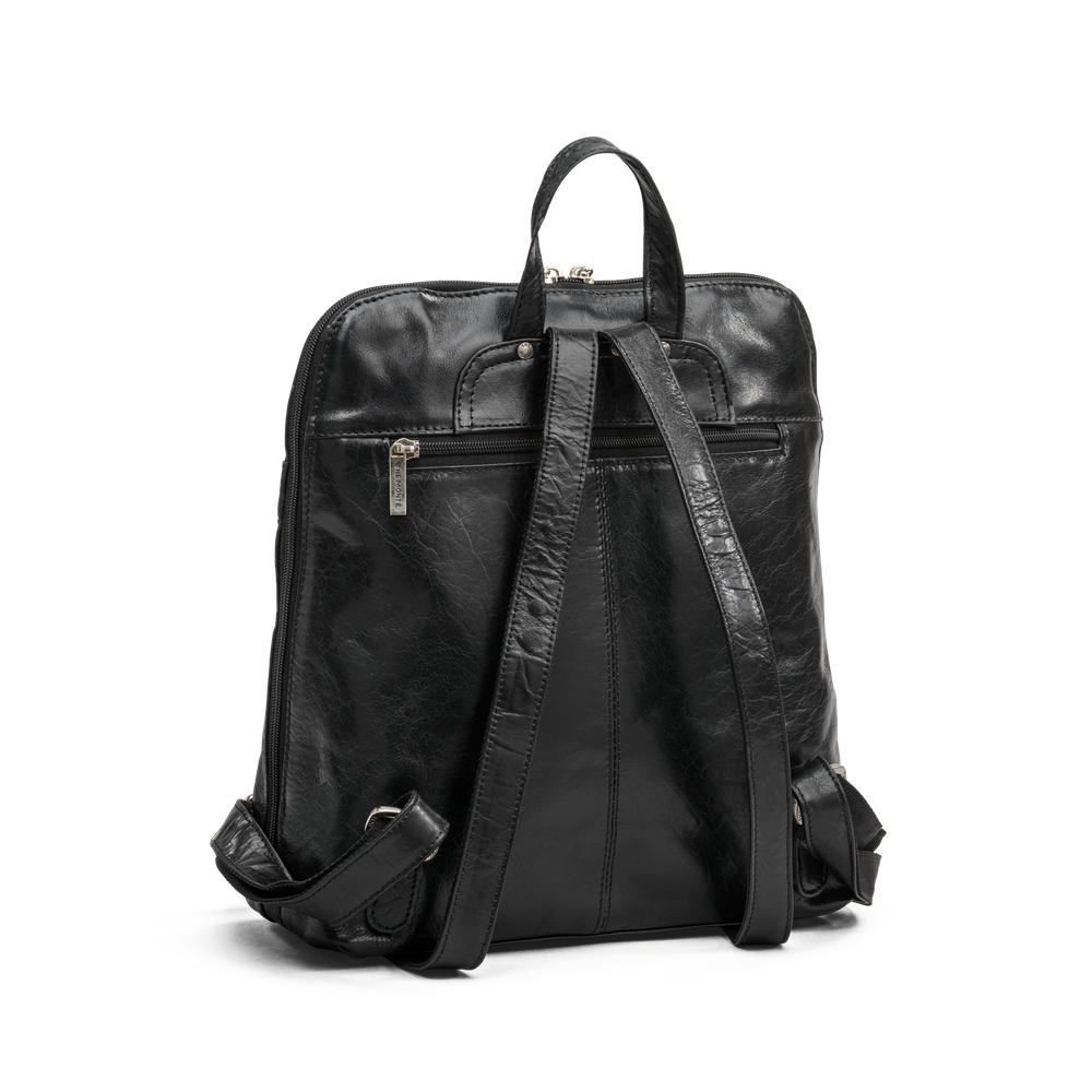 Cityryggsäck i skinn Cityryggsäck i skinn