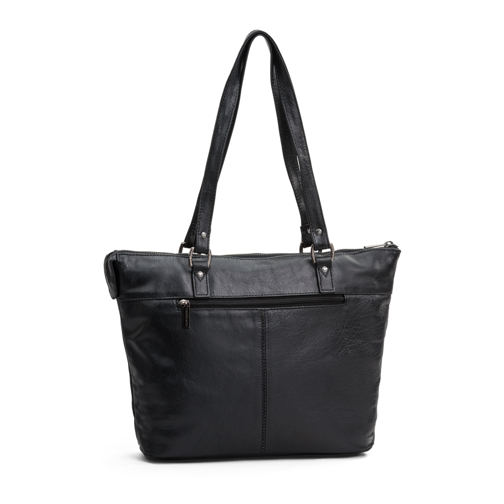 Tote bag i skinn