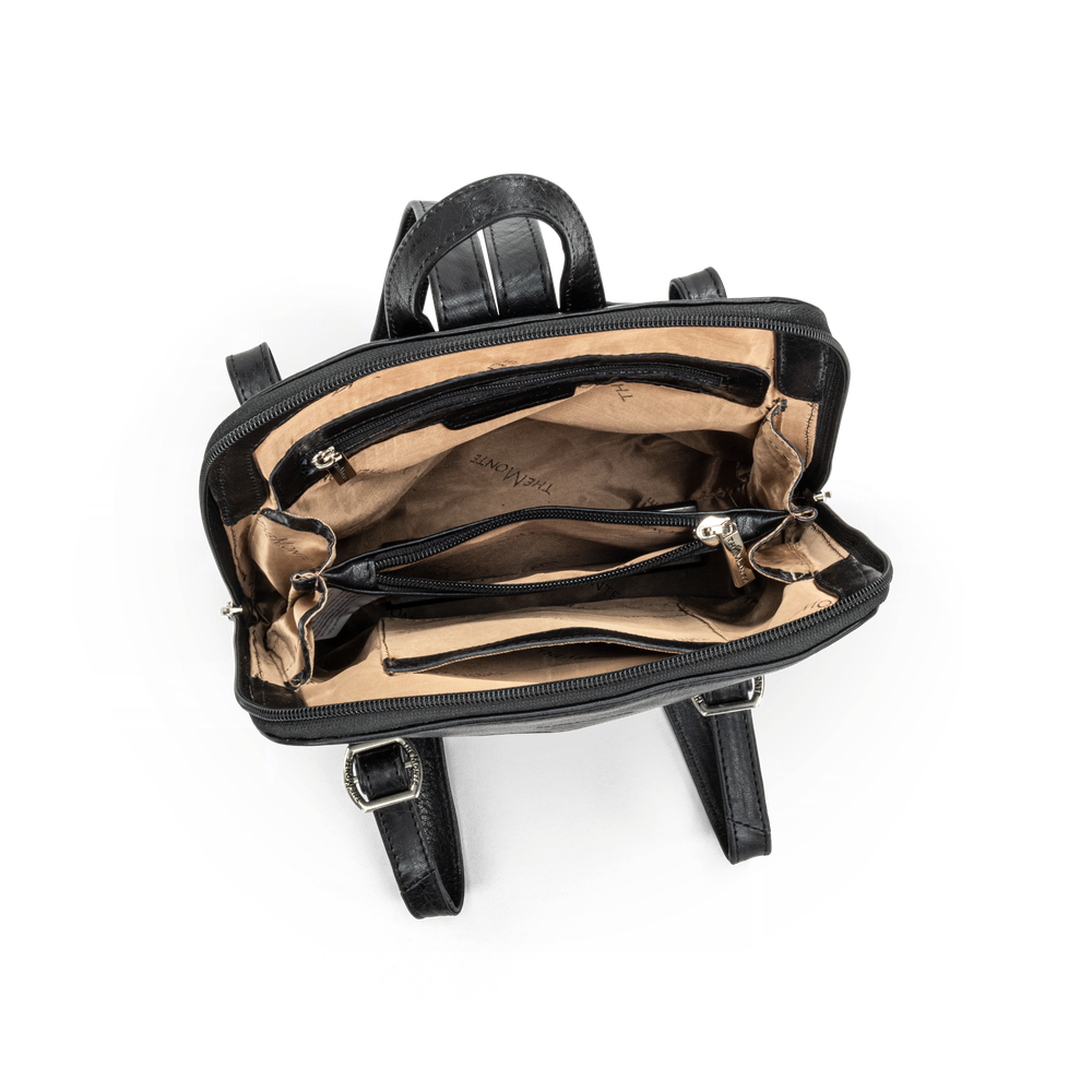 City ryggsäck i skinn