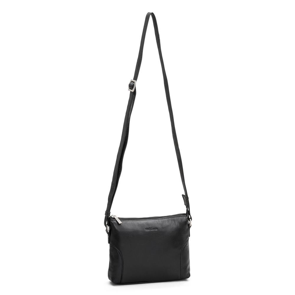 Crossbody-väska small horizontal i skinn