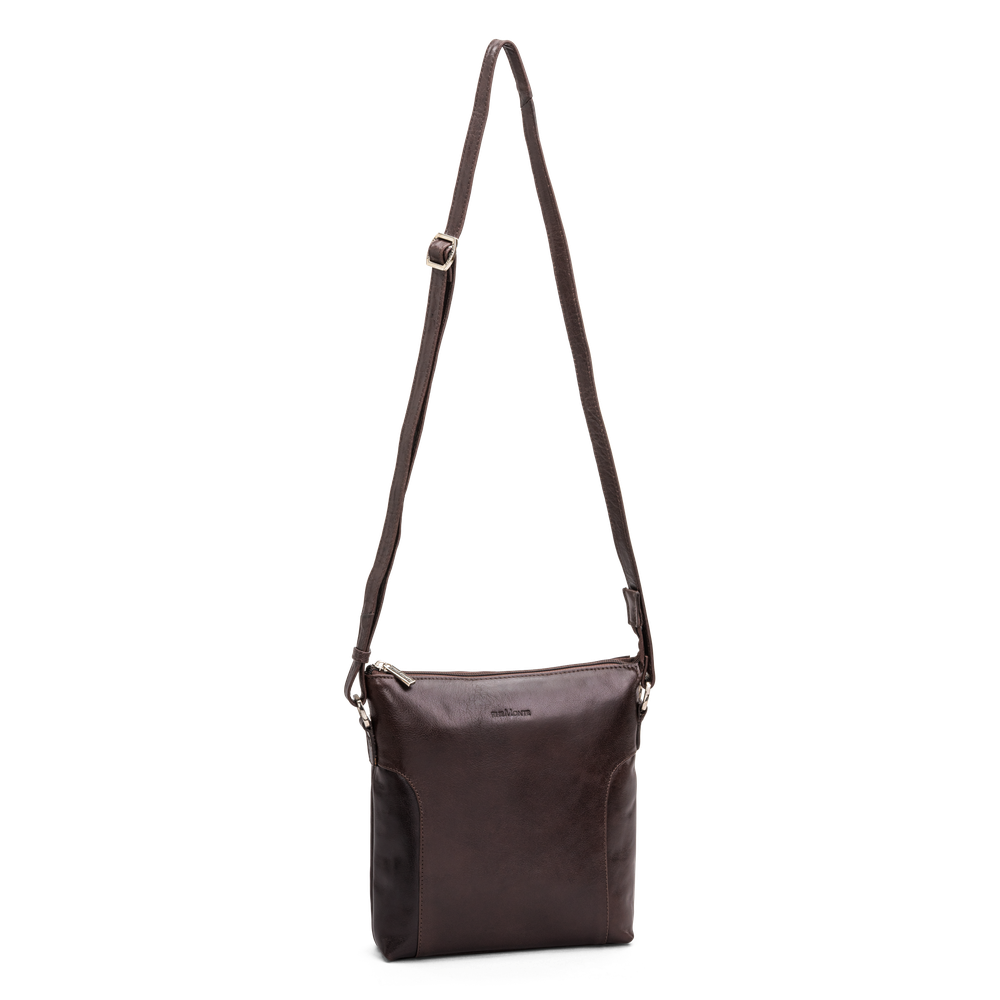 Crossbody-väska small vertical i skinn