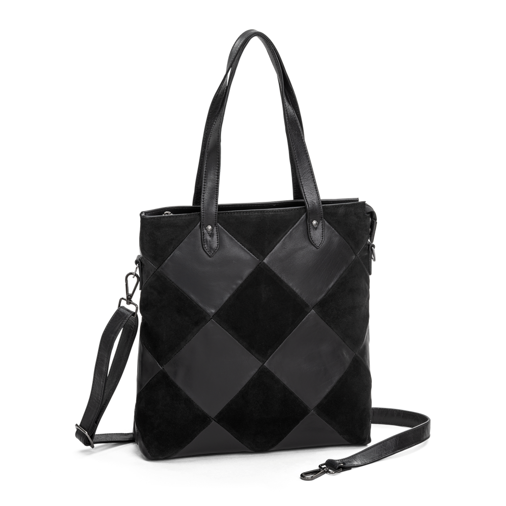 Tote bag iPad medium i skinn