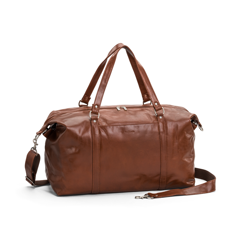 Weekend bag i skinn