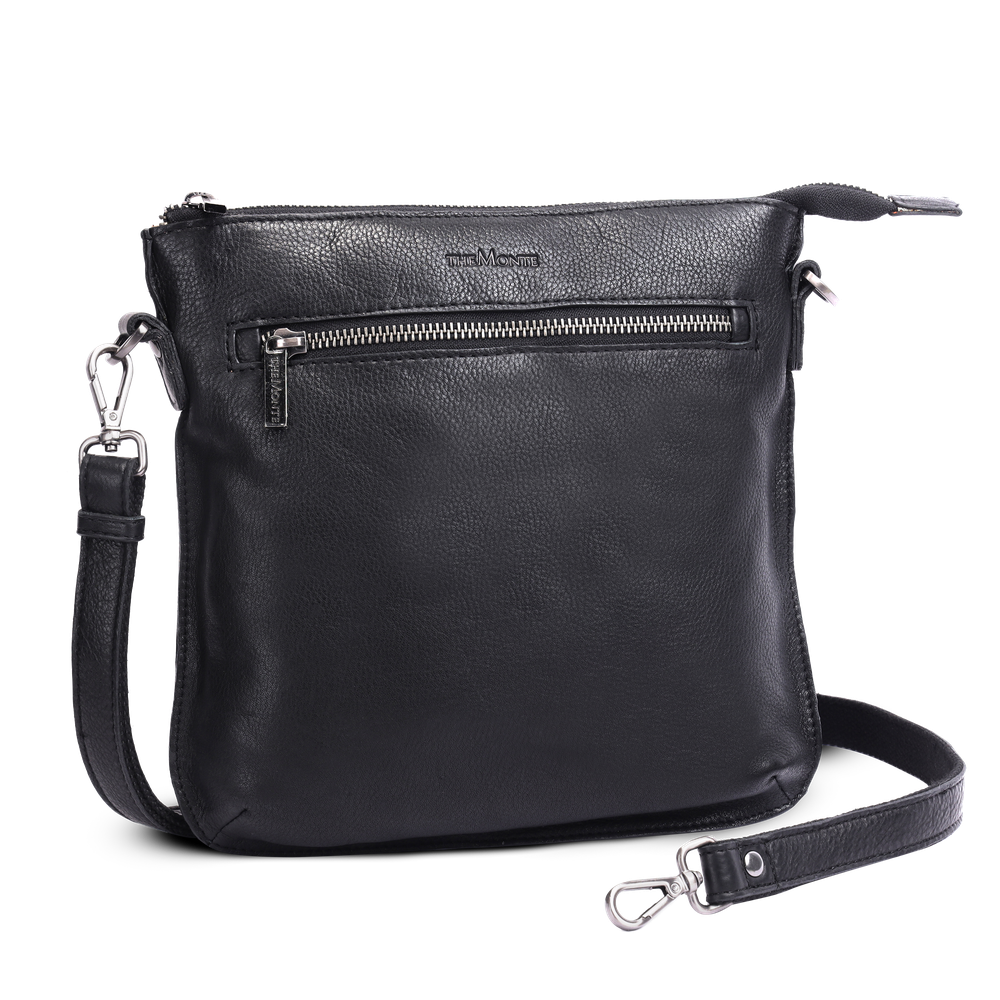 Crossbody i skinn