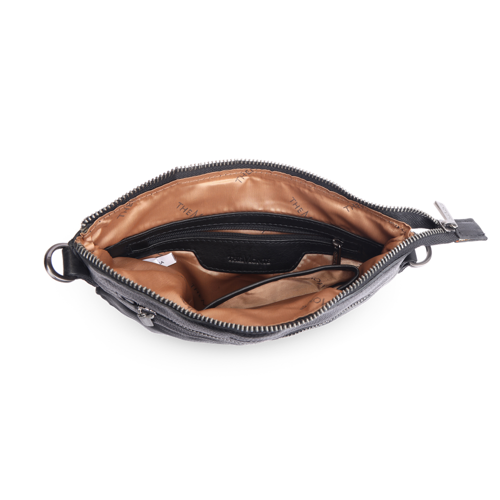 Crossbody i skinn