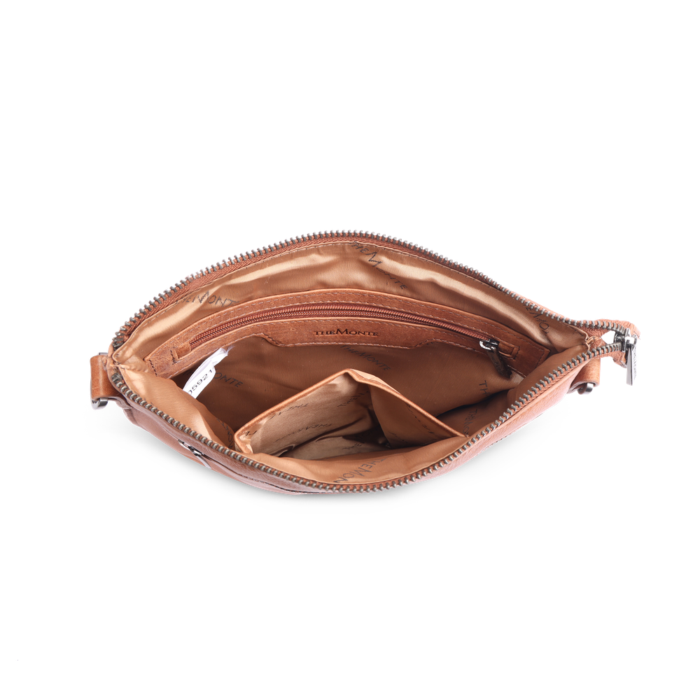 Crossbody i skinn