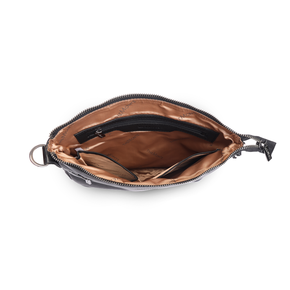 Crossbody i skinn