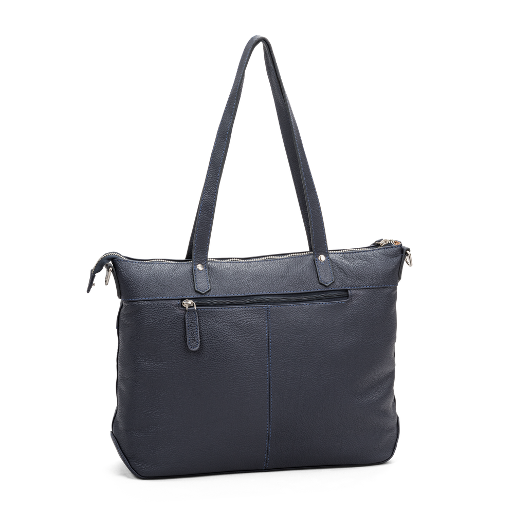 Tote bag i skinn