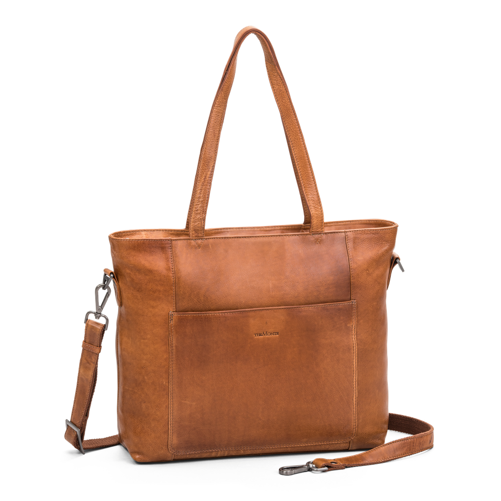 Tote bag 15,4” i skinn