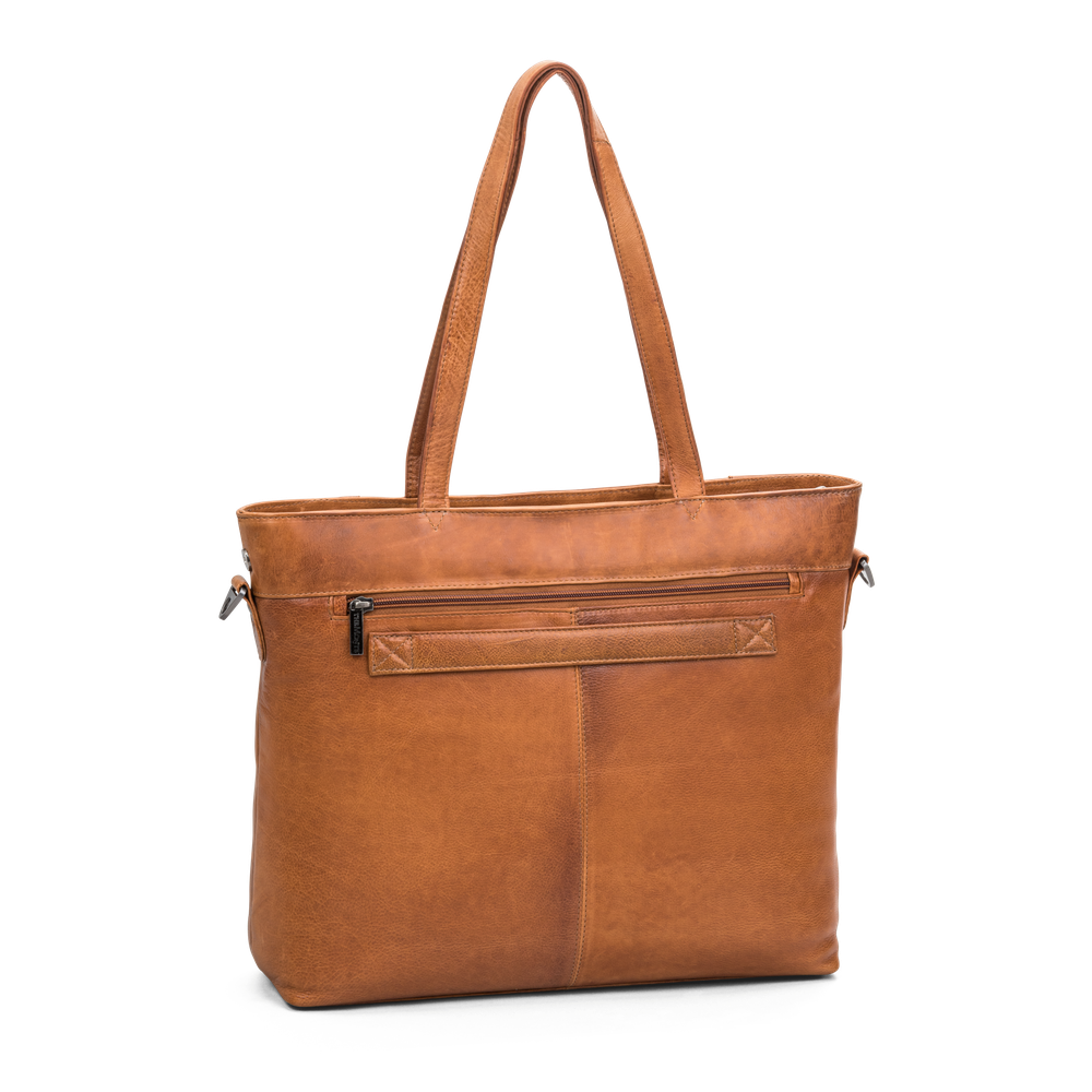 Tote bag 15,4” i skinn