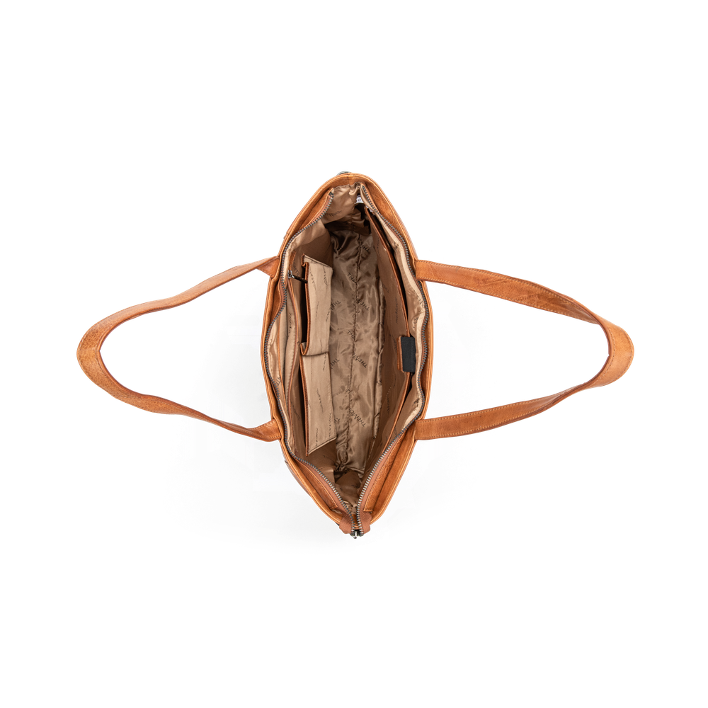 Tote bag 15,4” i skinn