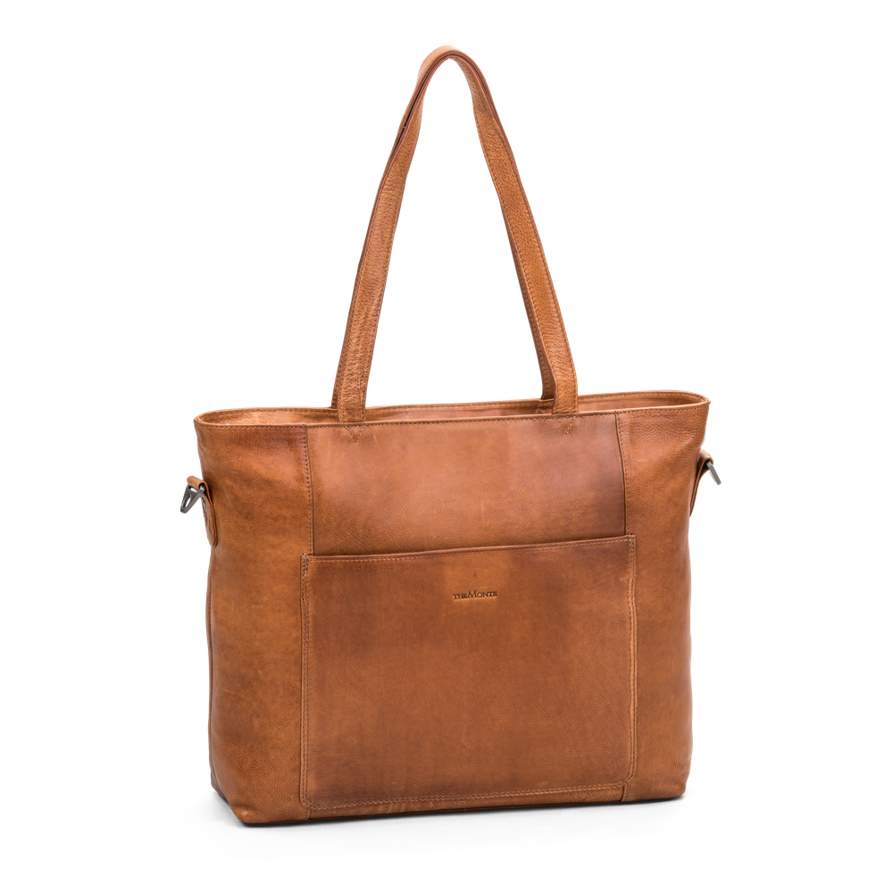 Tote bag 15,4” i skinn