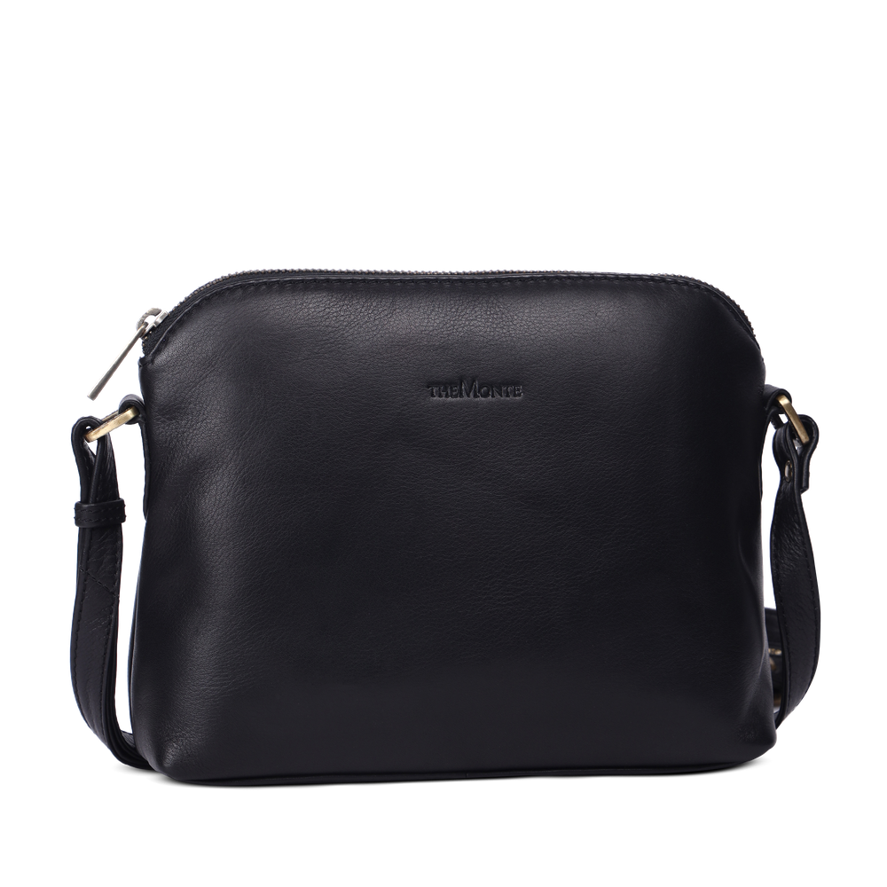 Crossbody-väska small i skinn