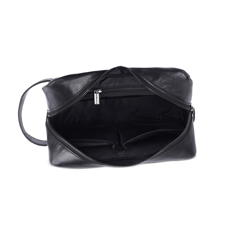 Toiletry bag medium i skinn