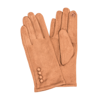 Fingervantar Dam Touch-funktion Cognac