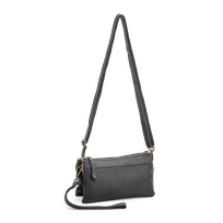 Väska clutch i skinn