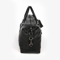 Weekend bag i skinn Svart