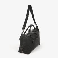 Weekend bag i skinn Svart