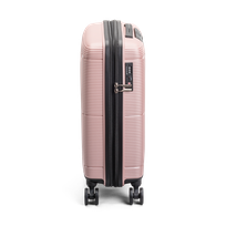 Bergen expanderbar kabinväska, 4 hjul, 55 cm, 43L Rose gold