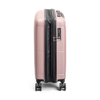 Bergen expanderbar kabinväska, 4 hjul, 55 cm, 43L Rose gold