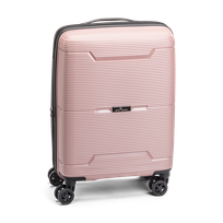 Bergen expanderbar kabinväska, 4 hjul, 55 cm, 43L Rose gold