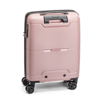 Bergen expanderbar kabinväska, 4 hjul, 55 cm, 43L Rose gold