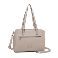 Handväska i kassemodell Beige