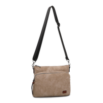 Axelväska i crossovermodell Beige