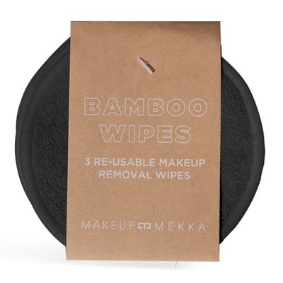 Bamboo Makeup Remover Pads 3pk Black