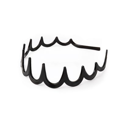 Zig Zag Headband Black