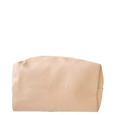 Beige Necessity Makeup Bag