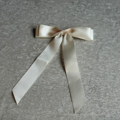 Long Bow Hair Clip Long Bow Hair Clip Cream