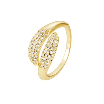 Sparkle Wrap Ring Gold