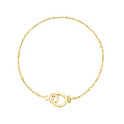 Pretty Circle Bracelet Gold