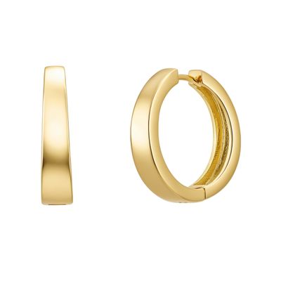 Classy Huggie Hoops Gold