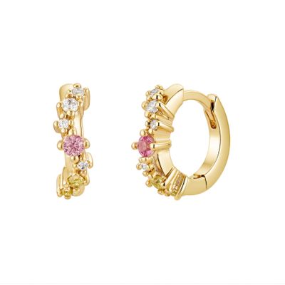 So Playfull Huggie Hoops Gold