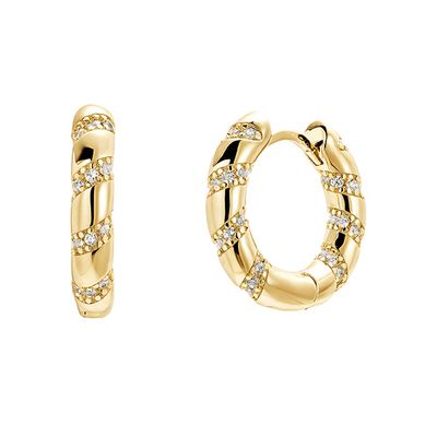 Born To Shine Huggie Hoops