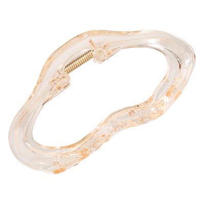Clear Wave Hair Clip