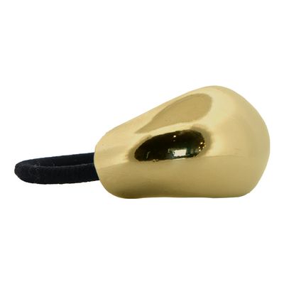 Metal Hair Tie Large  Gold