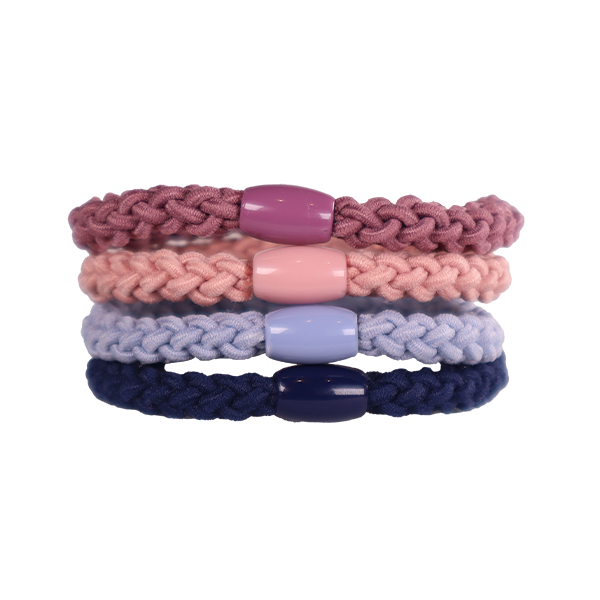Woven Hair Ties 4pk
