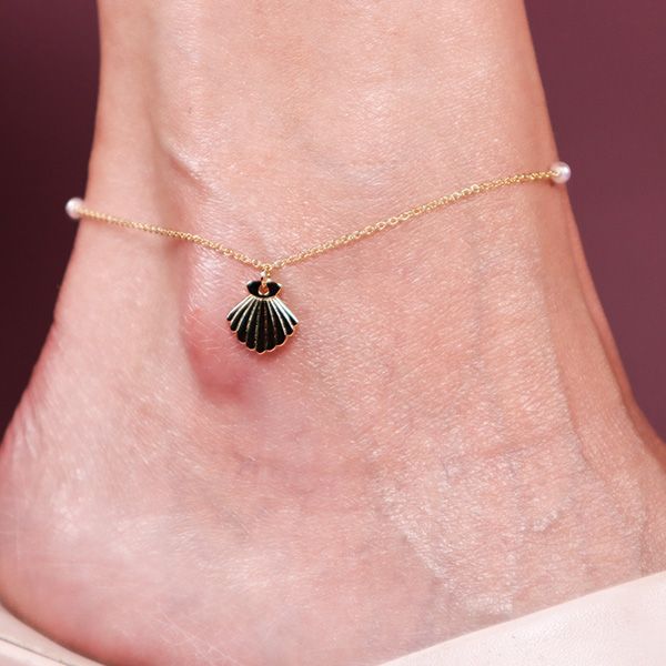 Pearly Shell Anklet