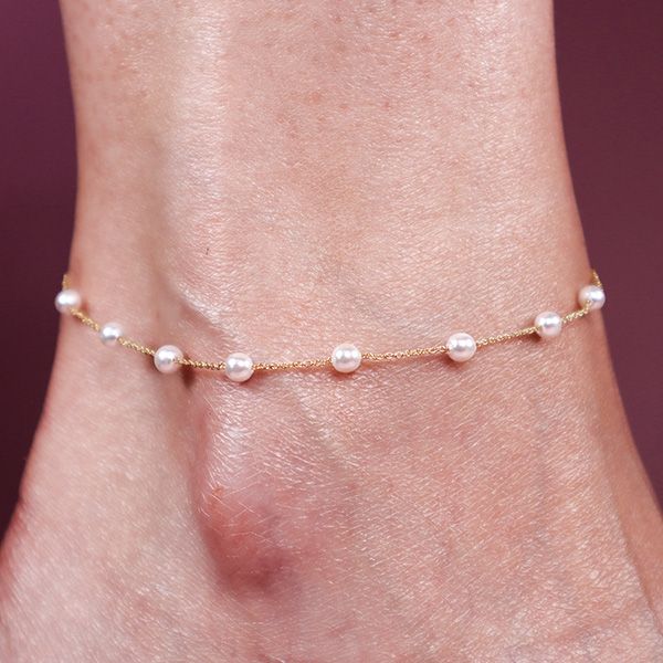 Pretty Pearls Anklet