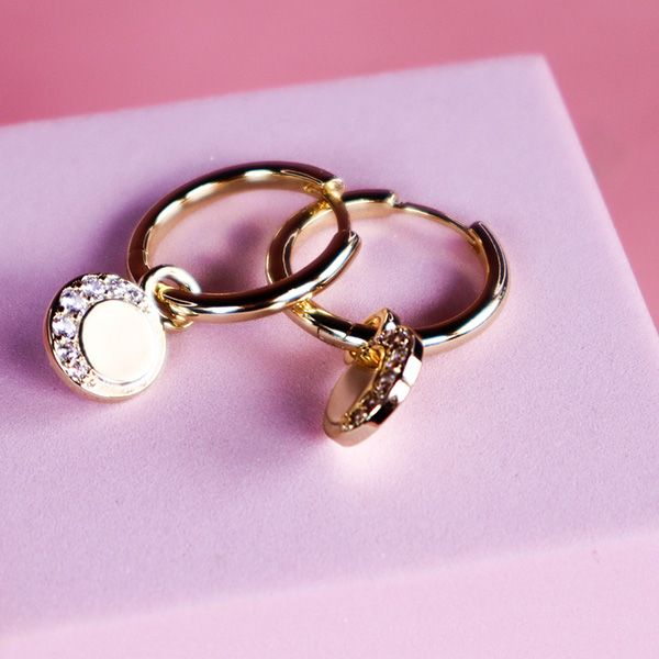 Round Brilliance Huggie Hoops