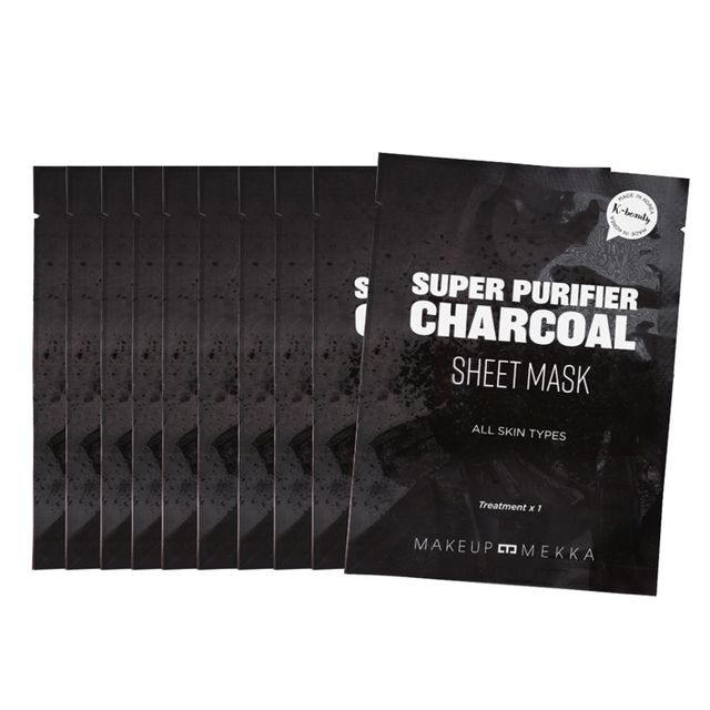 10pk Super Purifier Charcoal Sheet Mask
